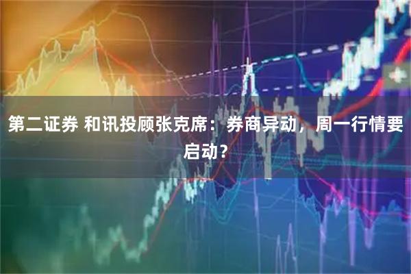 第二证券 和讯投顾张克席：券商异动，周一行情要启动？